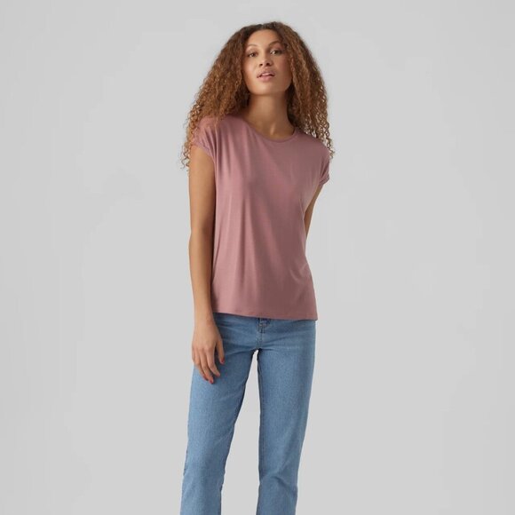 AWARE by Vero Moda VMAVA T-SHIRT Purple / Nostalgia Rose - Picture 1 of 6